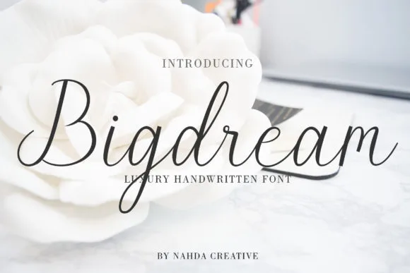 Bigdream Font Bigdream Font Poster 1