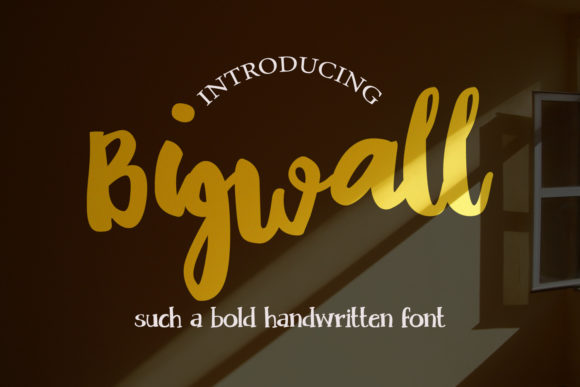 Bigwall Font