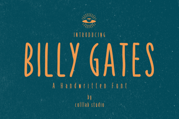 Billy Gates Font Poster 1