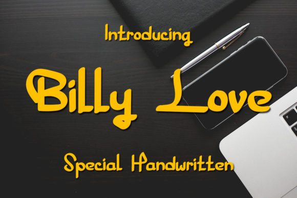 Billy Love Font Poster 1