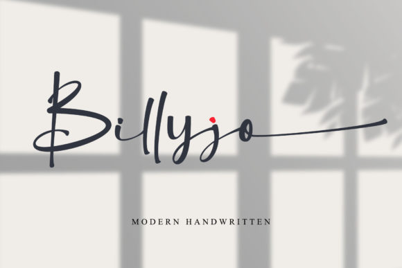 Billyjo Font Poster 1