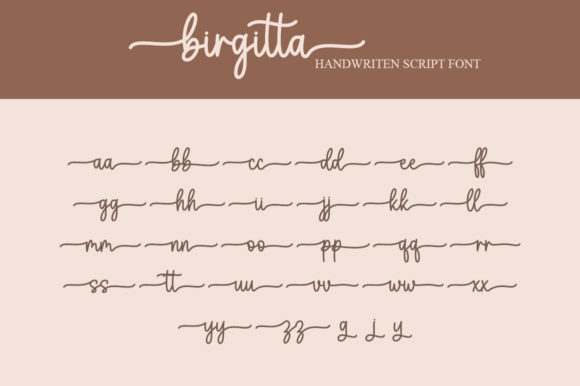 Birgitta Font Poster 9