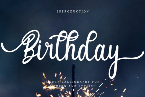 Birthday Font Poster 1