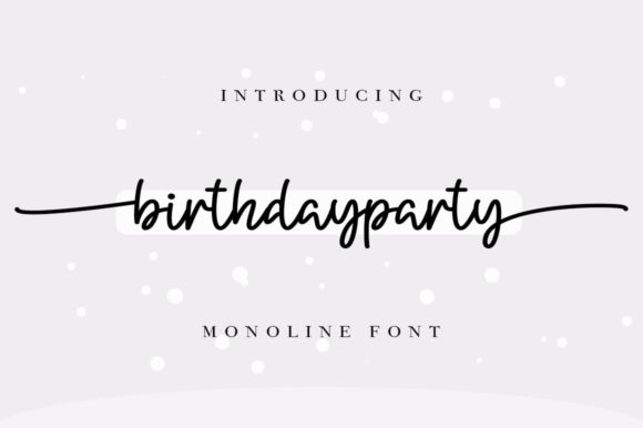 Birthday Party Font