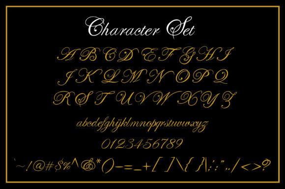 Birthdays Font Poster 2
