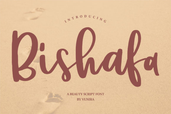 Bishafa Font Poster 1