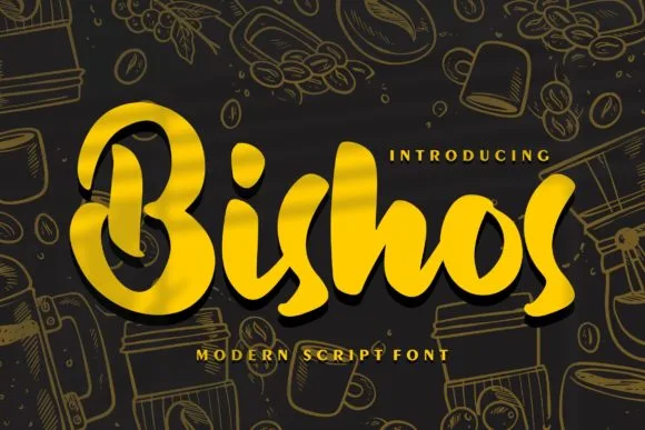 Bishos Font Bishos Font Poster 1