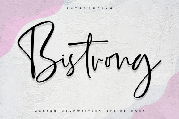 Bistrong Font Poster 1