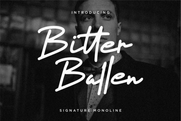 Bitter Ballen Font Poster 1