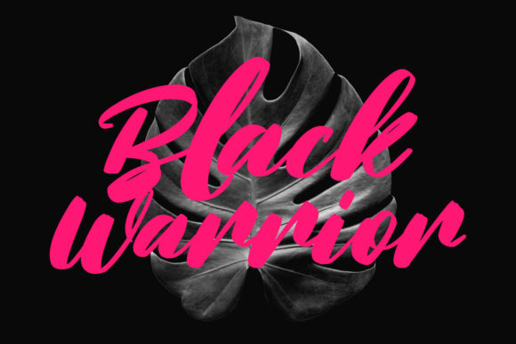 Black Birdy Font Poster 9