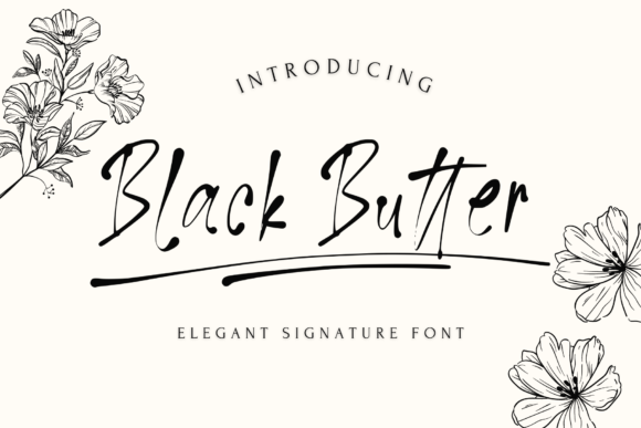 Black Butter Font