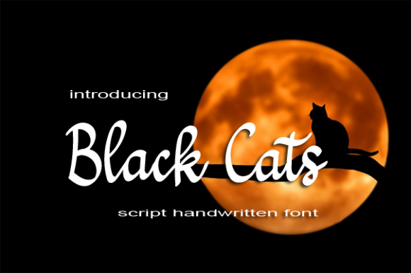 Black Cats Font