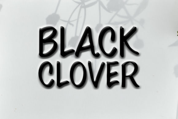 Black Clover Font