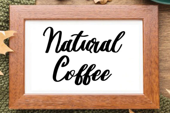 Black Coffee Font Poster 4