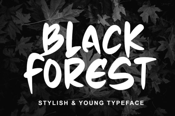 Black Forest Font Poster 1