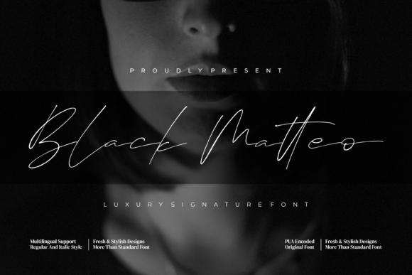 Black Matteo Font