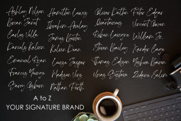 Black Phantom Font Poster 5