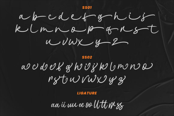 Black Rotela Script Font Poster 9