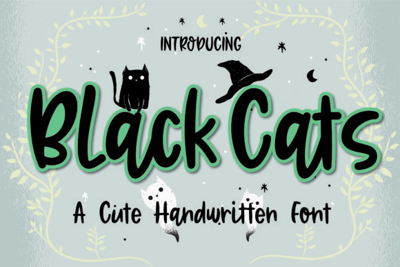 BlackCats Font Poster 1