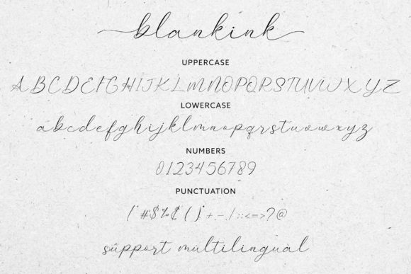 Blackink Font Poster 8