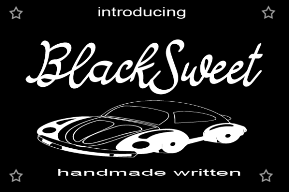 Blacksweet Font Poster 1