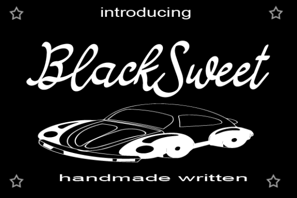 Blacksweet Font Blacksweet Font Poster 1