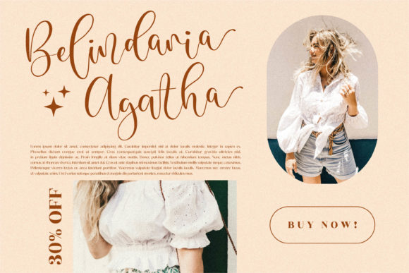 Blandita Font Poster 4
