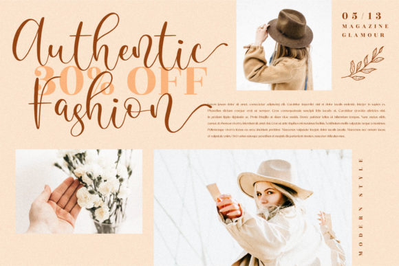 Blandita Font Poster 6