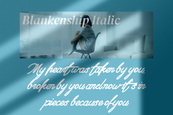 Blankenship Font Poster 2