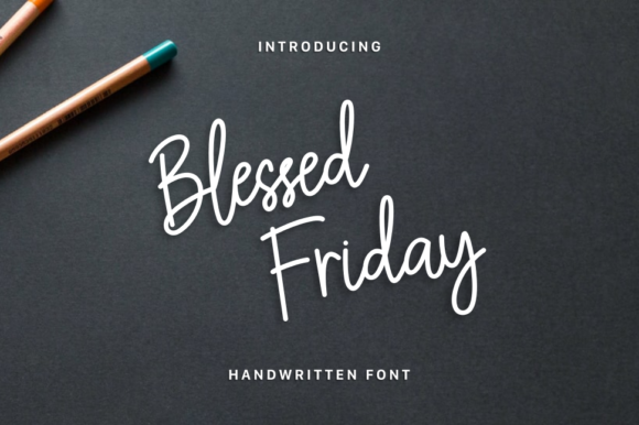 Blessed Friday Font Poster 1