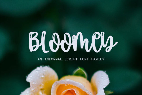Bloomey Font Poster 1