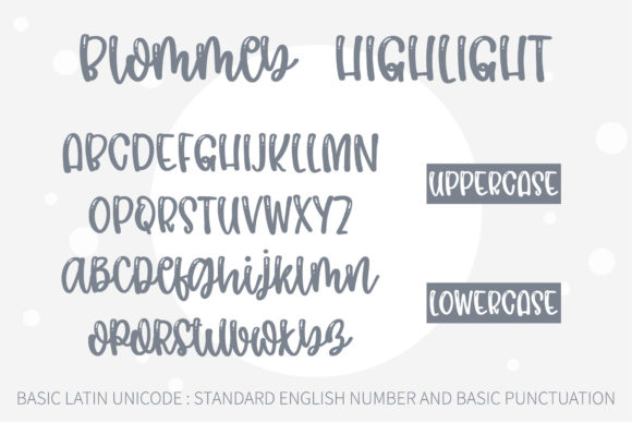 Bloomey Font Poster 9