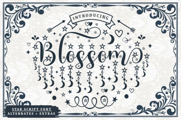 Blossom Font Poster 1