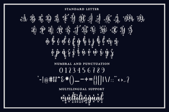 Blossom Font Poster 5