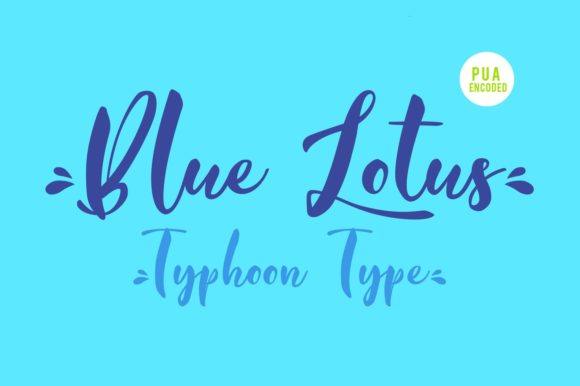 Blue Lotus Font