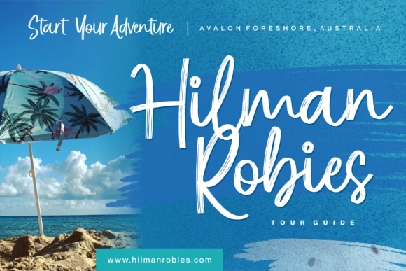 Blue Season Font Poster 2