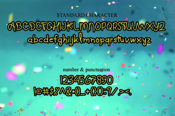 Boba Baby Font Poster 10