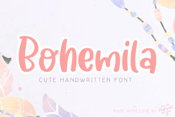 Bohemila Font Bohemila Font Poster 1
