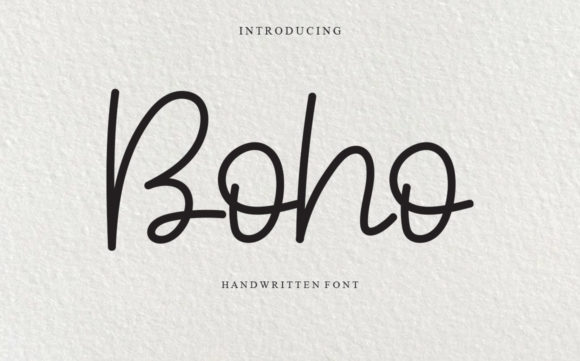 Boho Font Poster 1