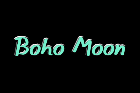 Boho Moon Font Poster 1