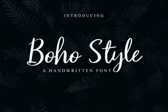 Boho Style Font Poster 1
