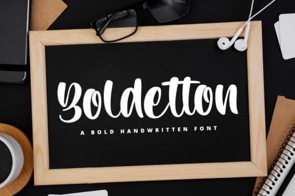 Boldetton Font Poster 1