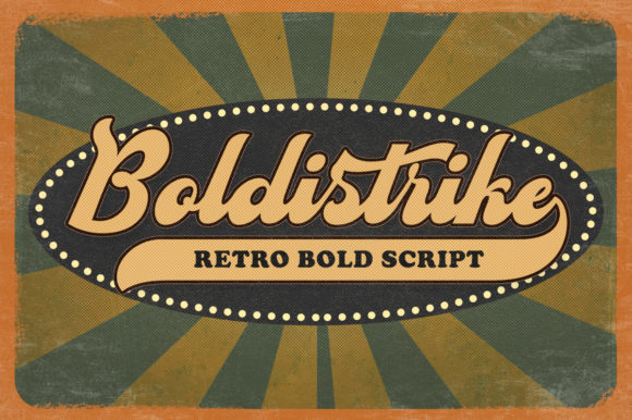 Boldstrike Font Poster 1