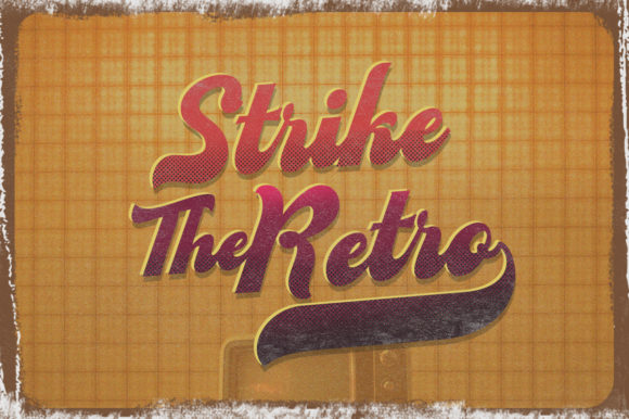 Boldstrike Font Poster 2