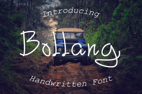 Bollang Font Poster 1