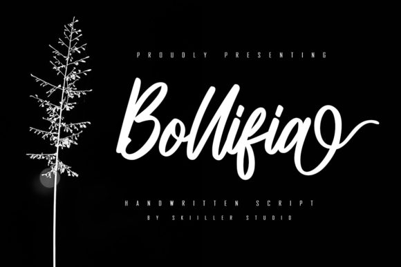 Bollifia Script Font Poster 1