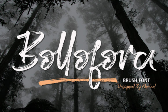 Bollofora Font Poster 1