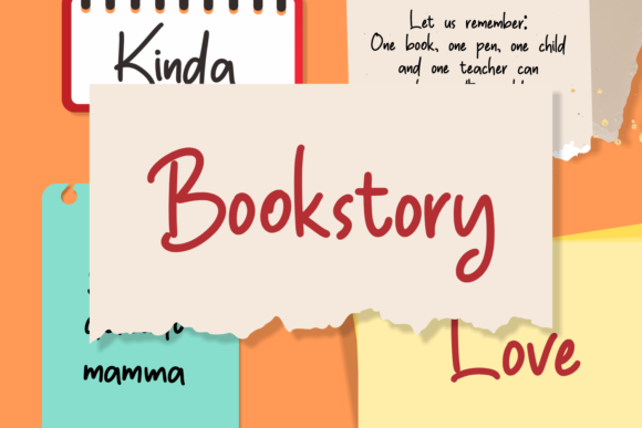Bookstory Font Poster 1
