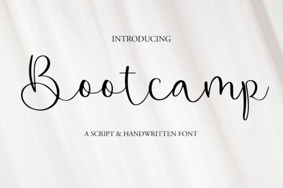 Bootcamp Font Poster 1