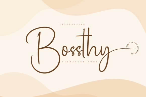 Bossthy Font Poster 1